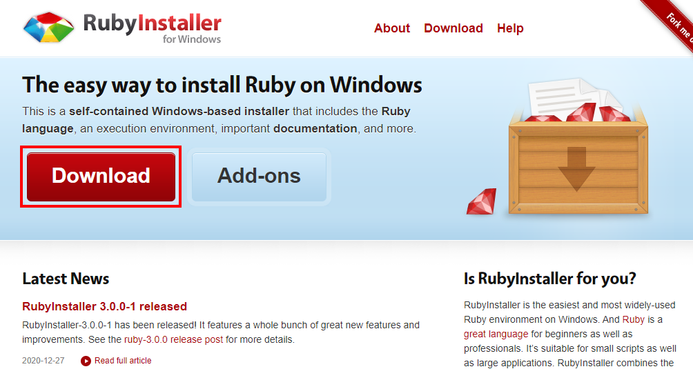 RubyInstaller for Windows